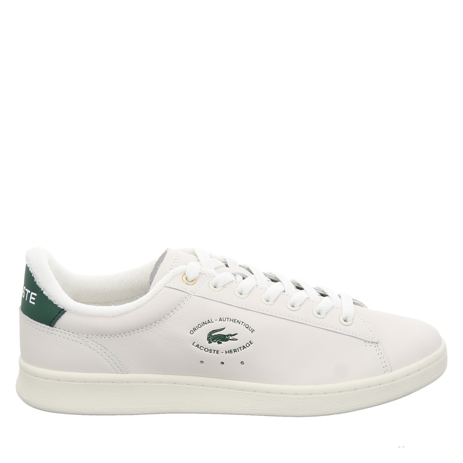 Lacoste, Carnaby Set 224 Sma, Glattleder-Sneaker in offwhite für