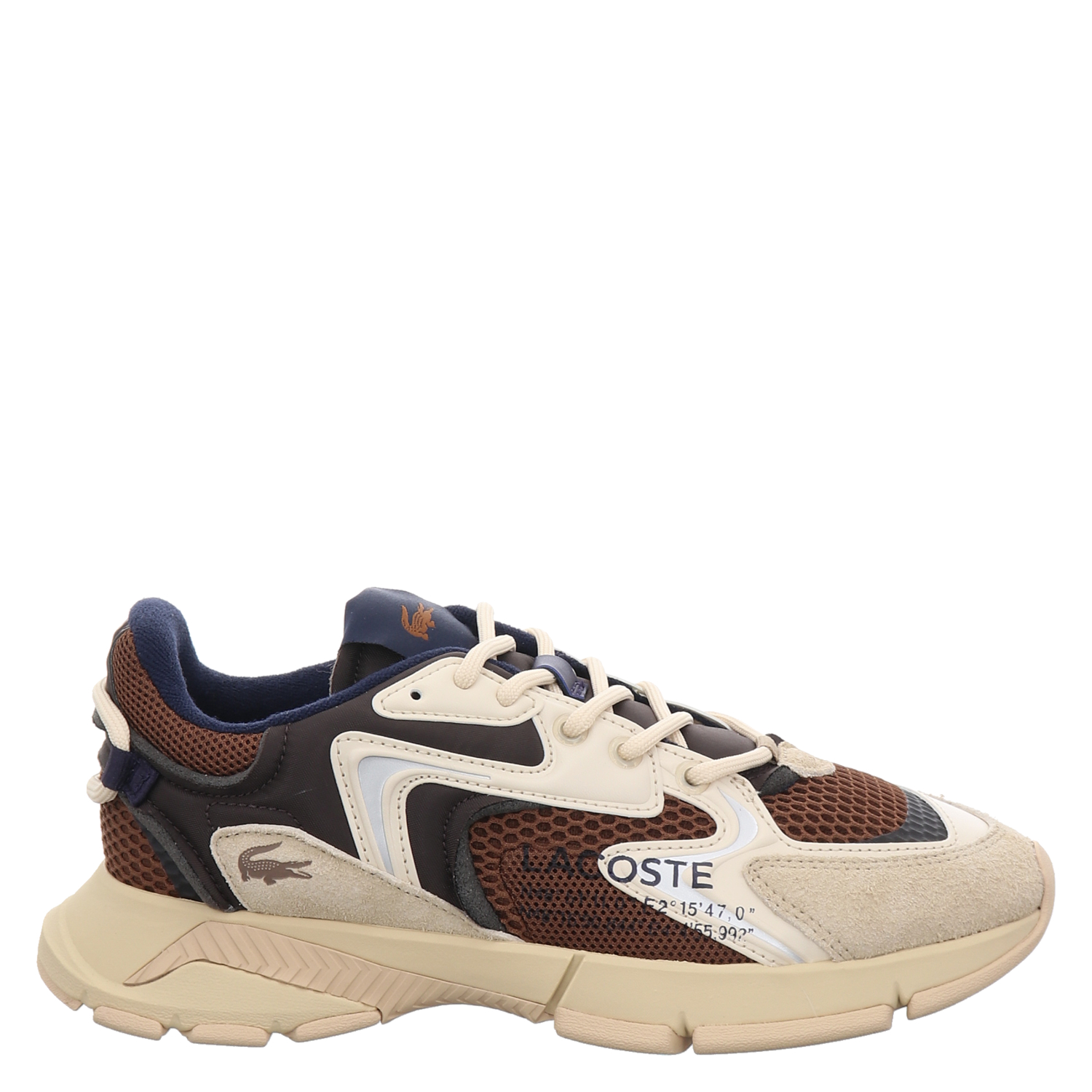 Lacoste, L003 Neo 224 1 Sma, Textil-Sneaker in braun für Herren 