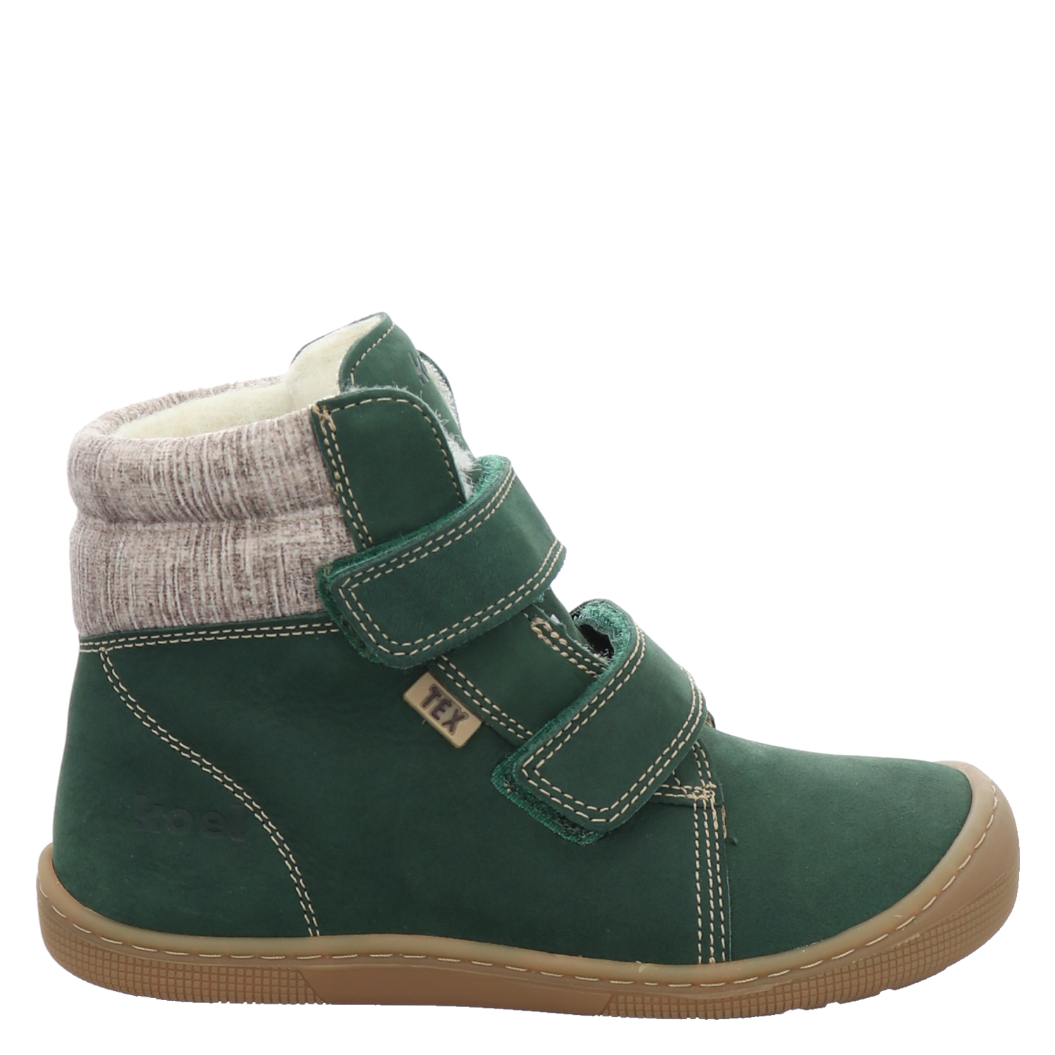 KOEL Barefoot Kinderschuhe - Bequeme Sneakers Aus Baumwolle In Grün