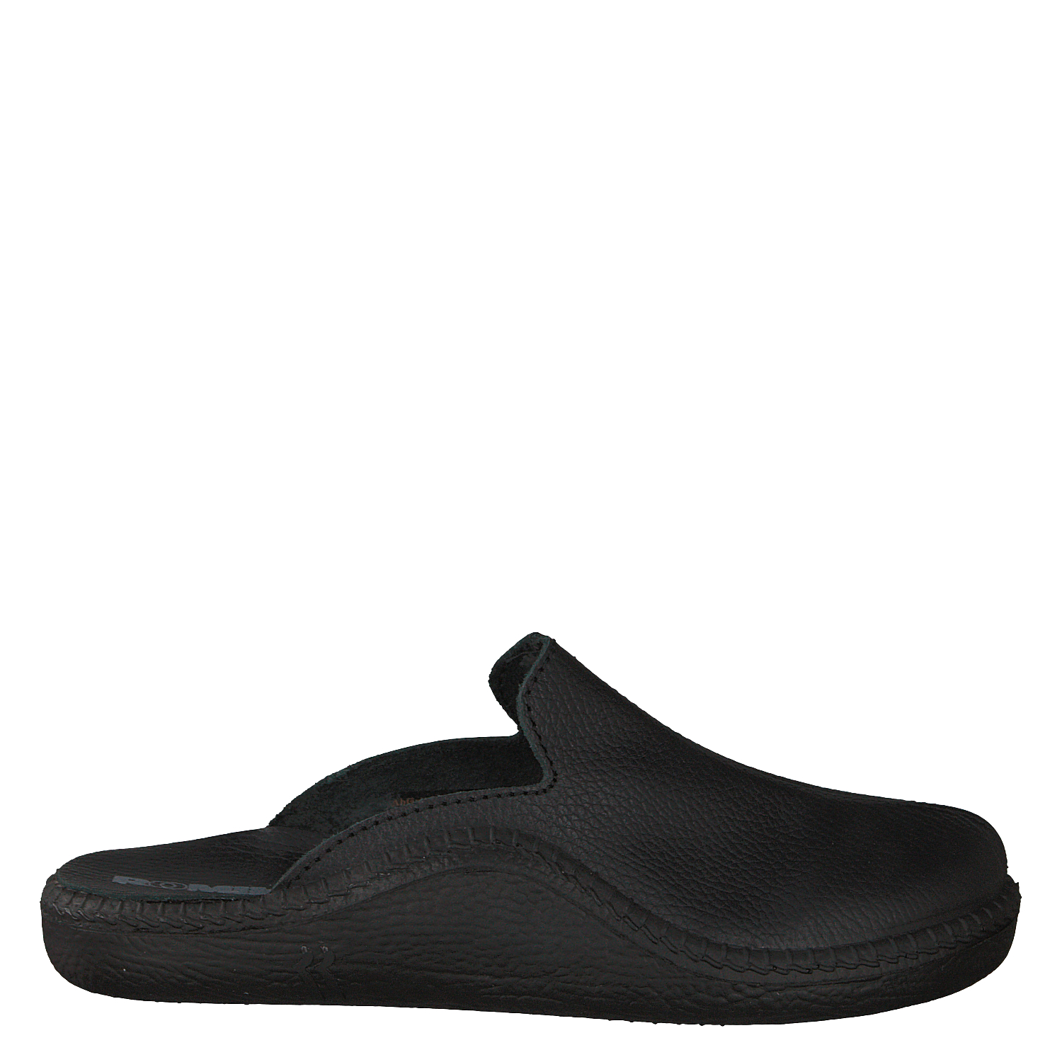 romika mokasso 202 men's black leather slipper