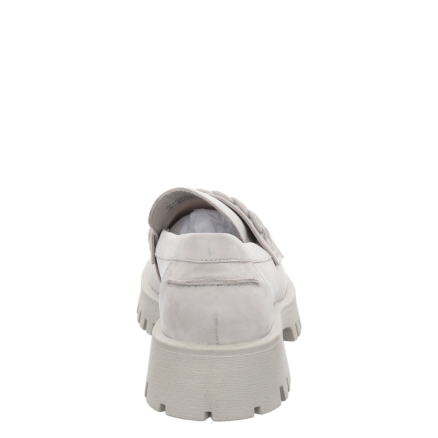 Marco Tozzi klassischer Veloursleder-Slipper in grau für Damen