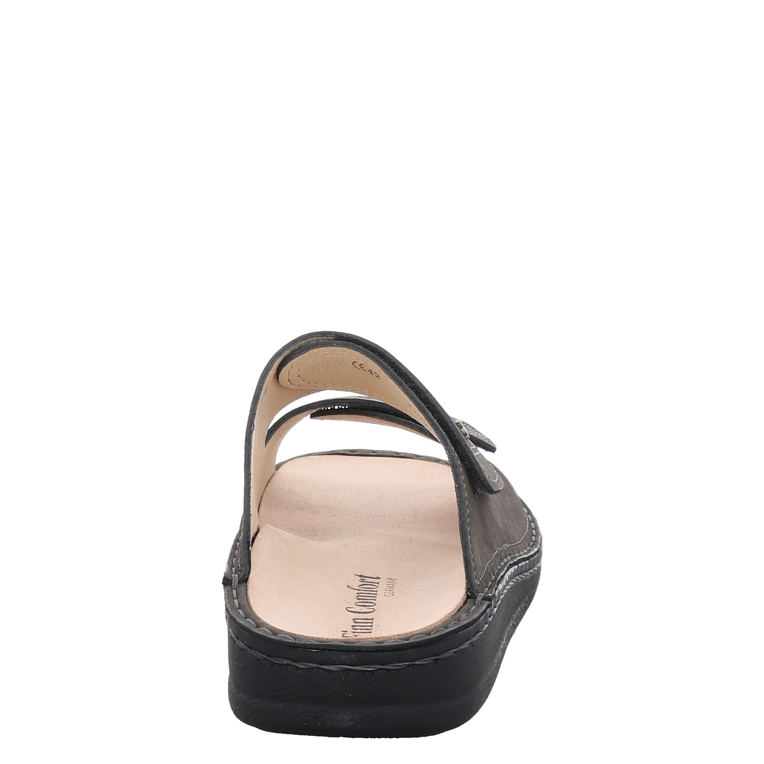 Finn Comfort Mataro Herren Pantolette - Kaffeebraun Mit Verstellbaren Klettverschlüssen