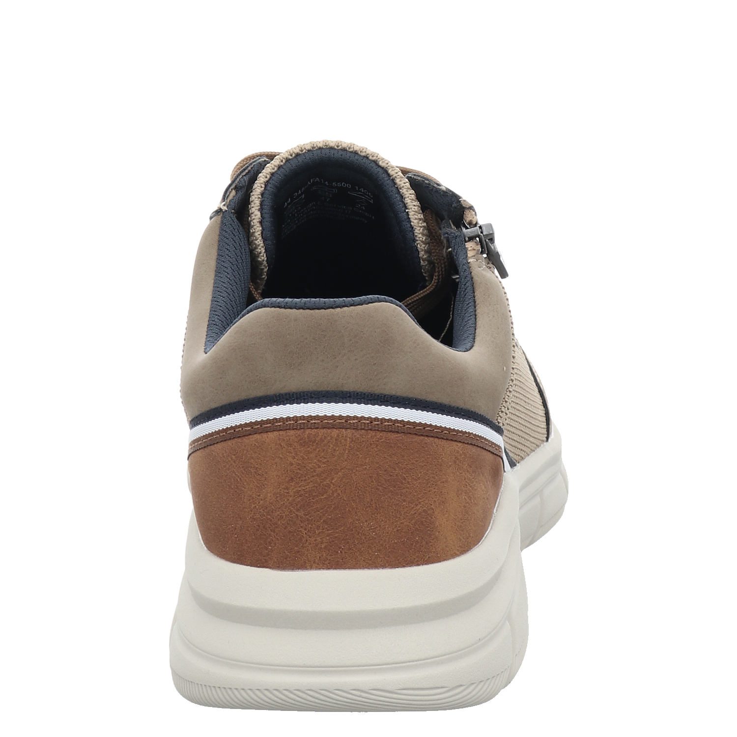 Bugatti, Beige, Textil-Sneaker in taupe für Herren