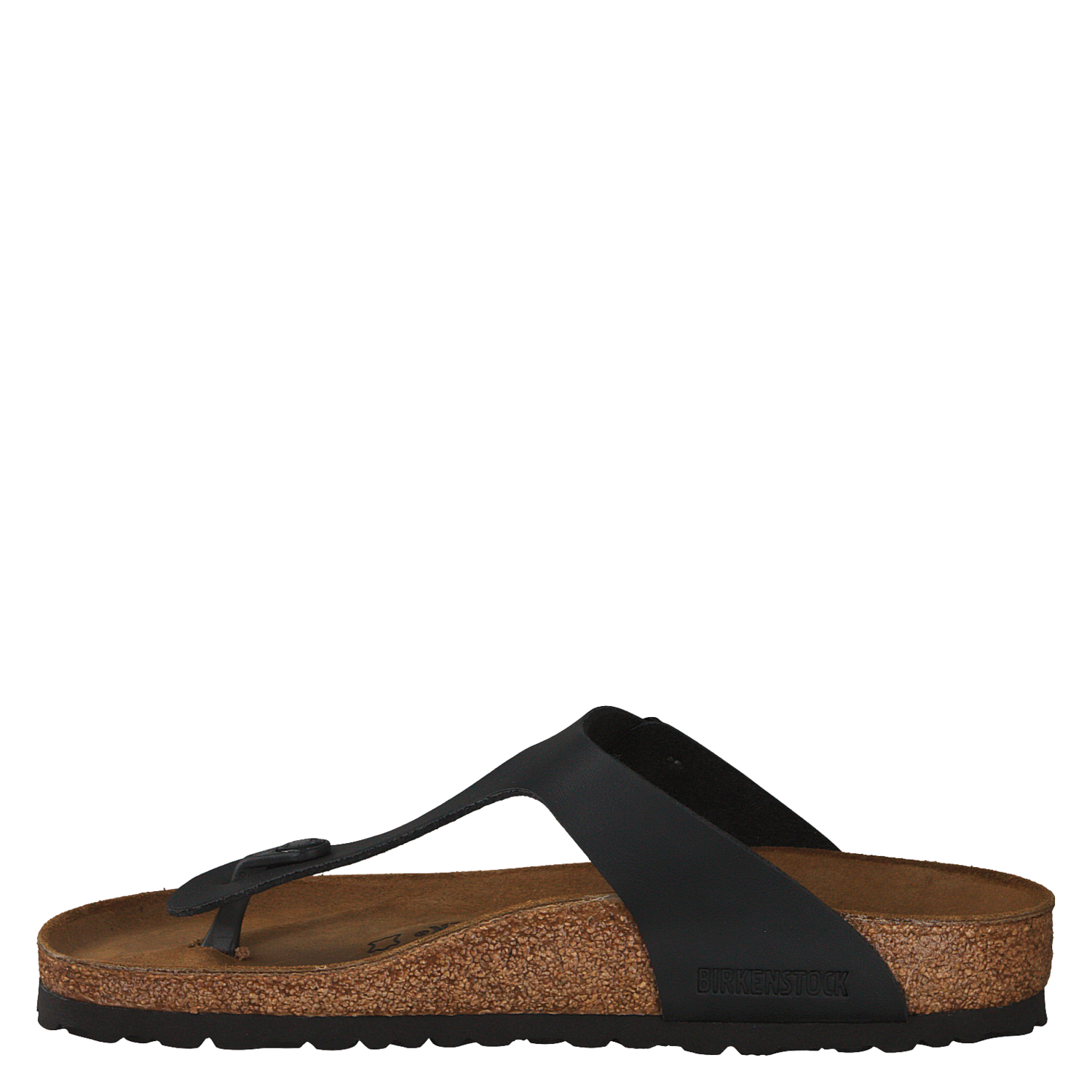 Birkenstock, Gizeh Bs Normal, Kunstleder-Pantolette in schwarz für