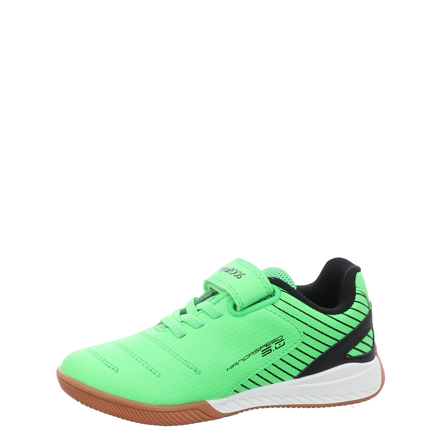 KangaROOS KD-Gym Ev, Scarpe da Ginnastica, Jet Black Neon Yellow 5062, 31 EU : KangaROOS