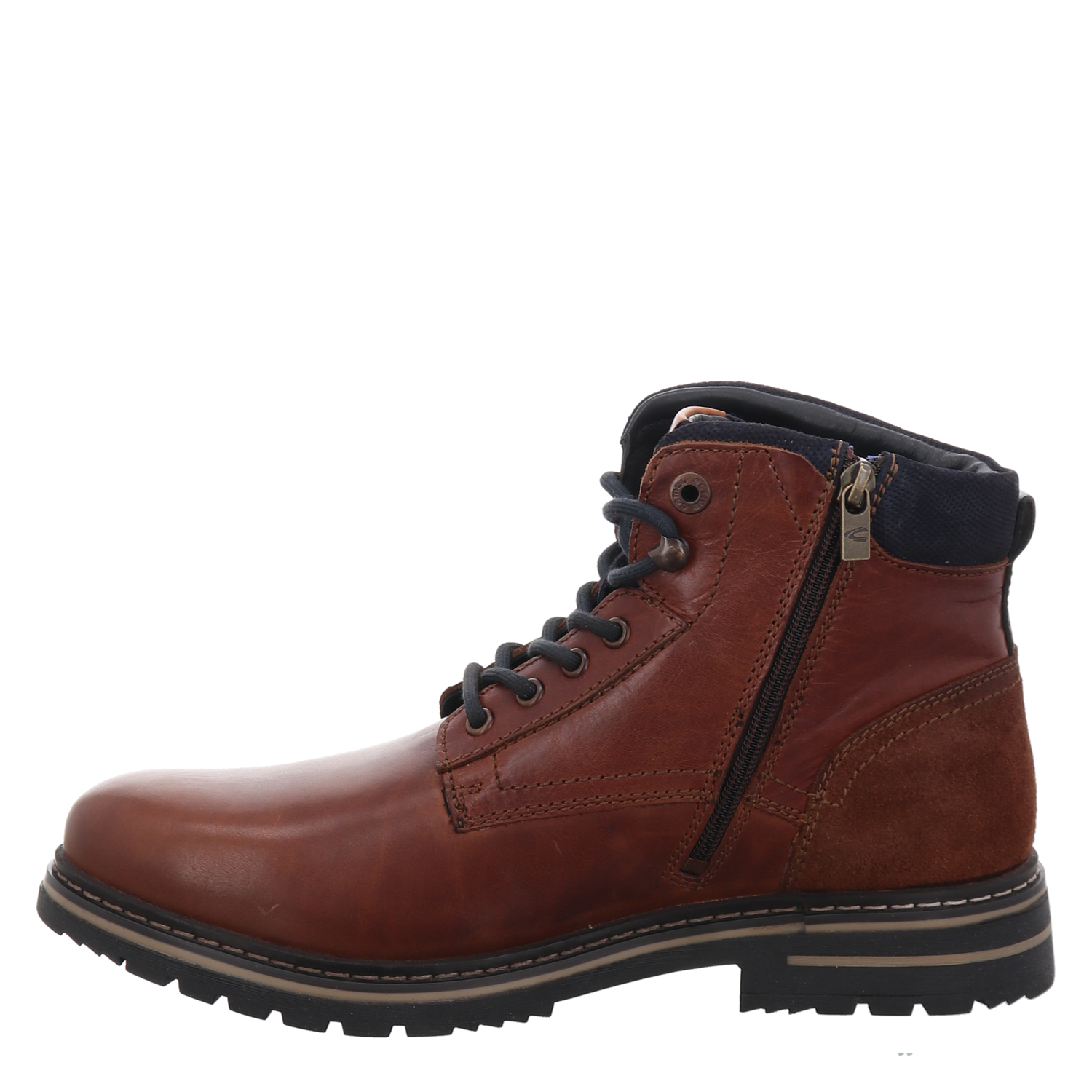 Camel Active Glattleder-Winterboots in braun für Herren