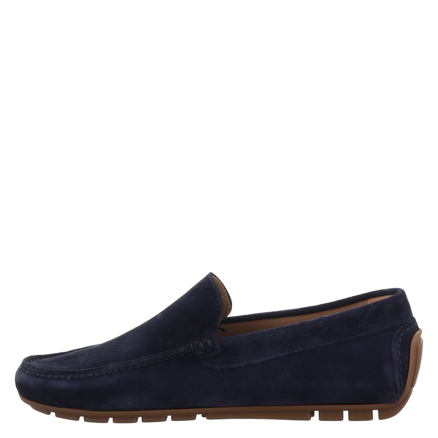 La Martina Veloursleder-Slipper in blau für Herren