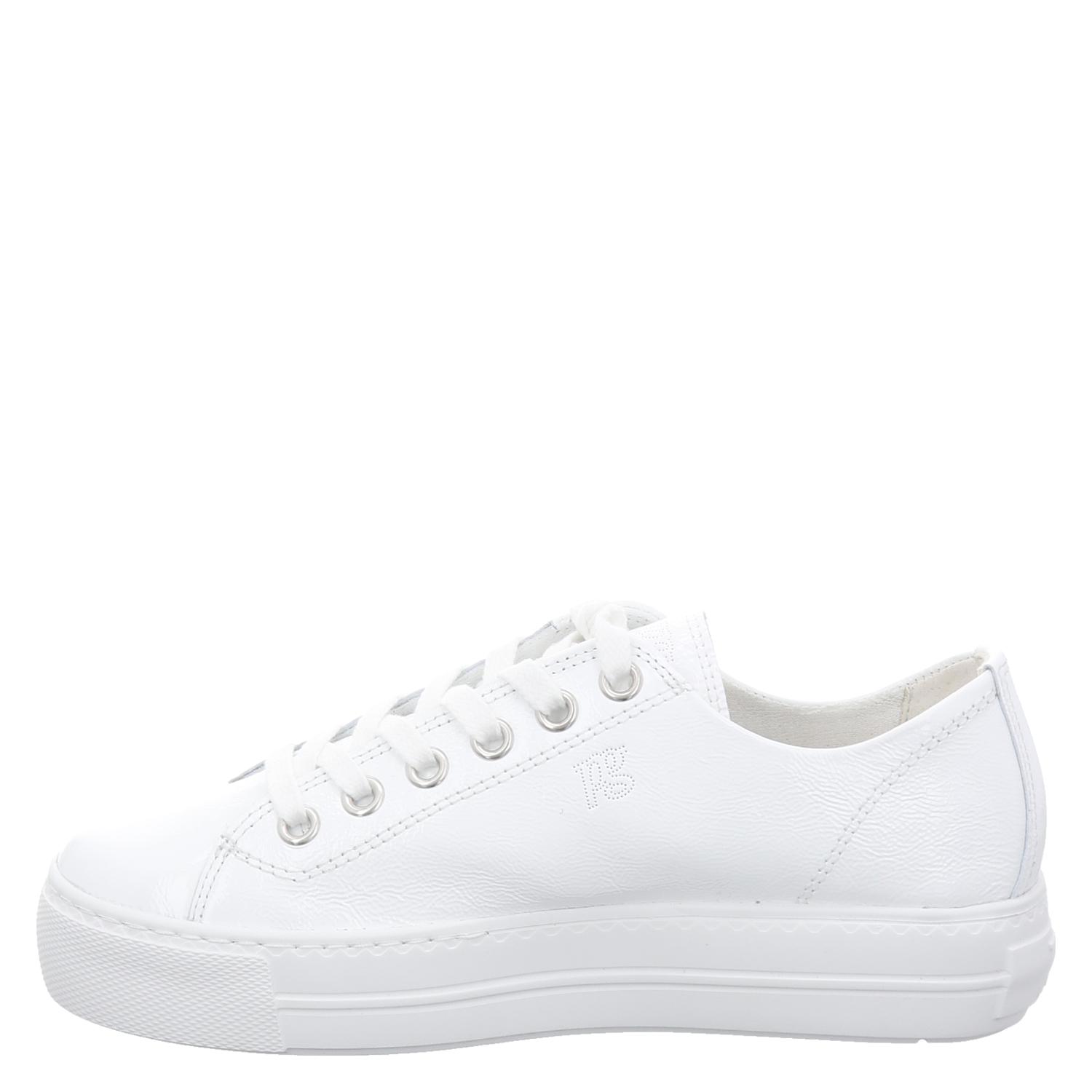 Paul Green, 0075-4790-155-pauls, Lackleder-Sneaker in weiß für Damen