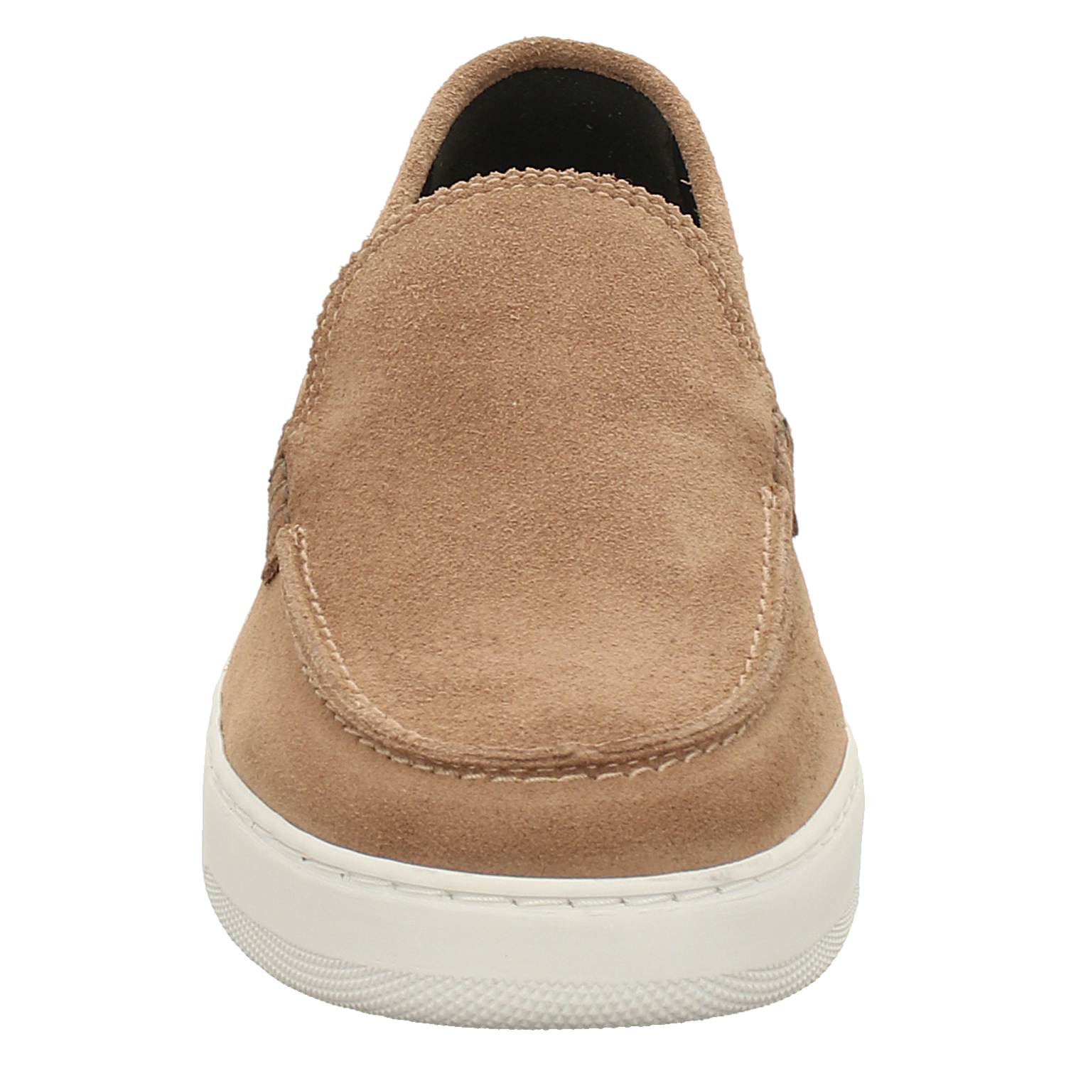 Bullboxer, Beige, Veloursleder-Slipper in braun für Herren