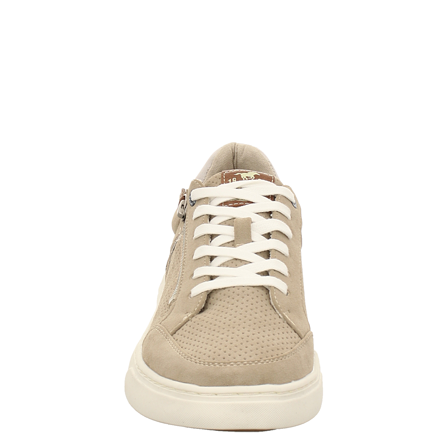 Mustang Veloursleder-Sneaker in beige für Herren 