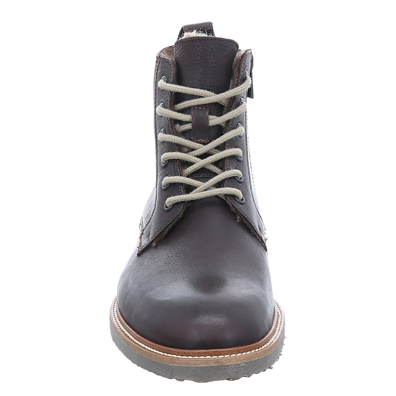LLOYD Herren Schnürstiefeletten VARON - Genarbtes Leder Mit Lammfellfutter & Gummisohle