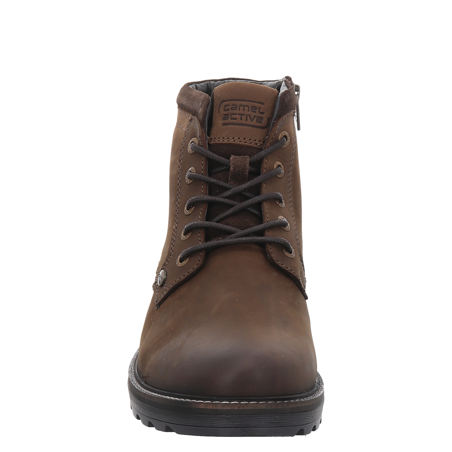 Camel Active Fettleder-Schnürstiefel in braun für Herren