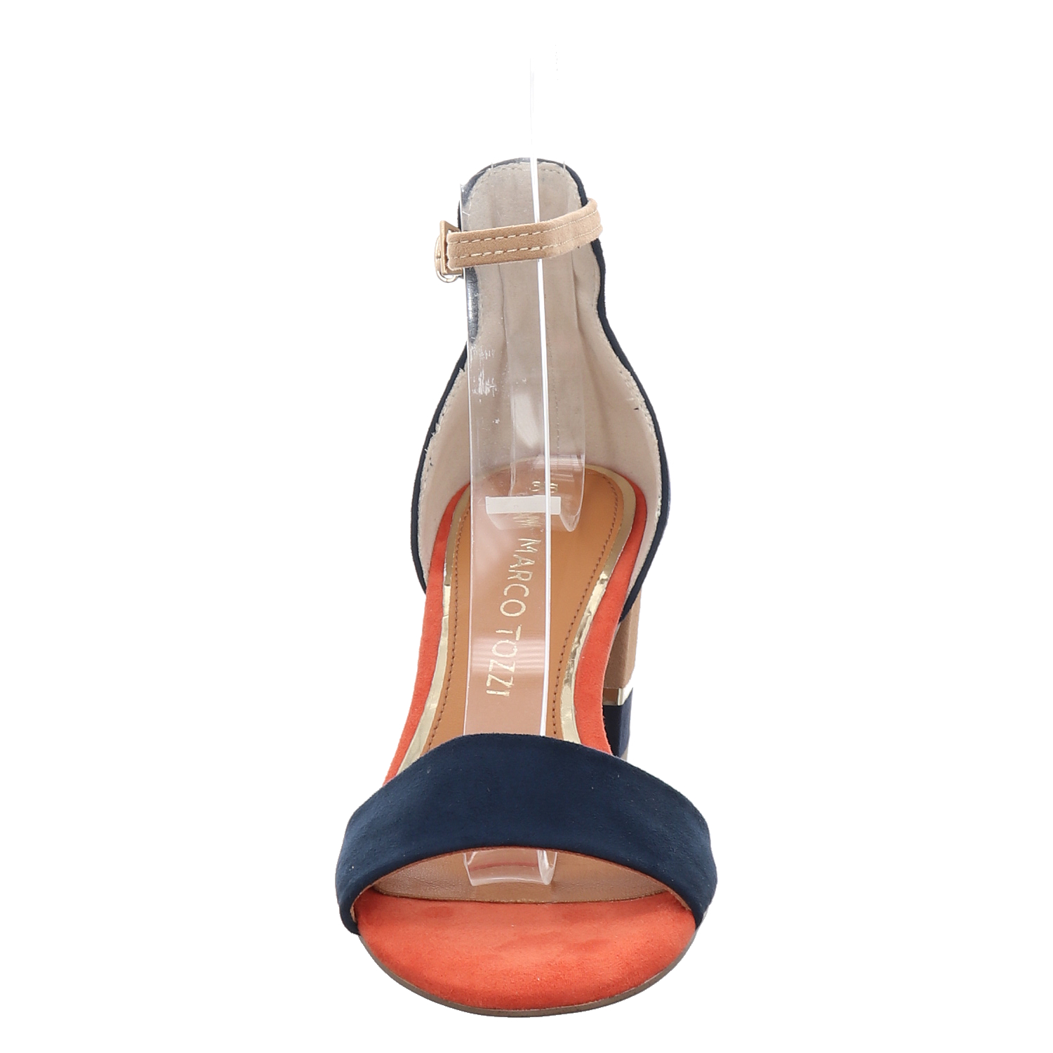 Marco Tozzi, Women Sandals, Textil-Sandalette in blau für Damen 