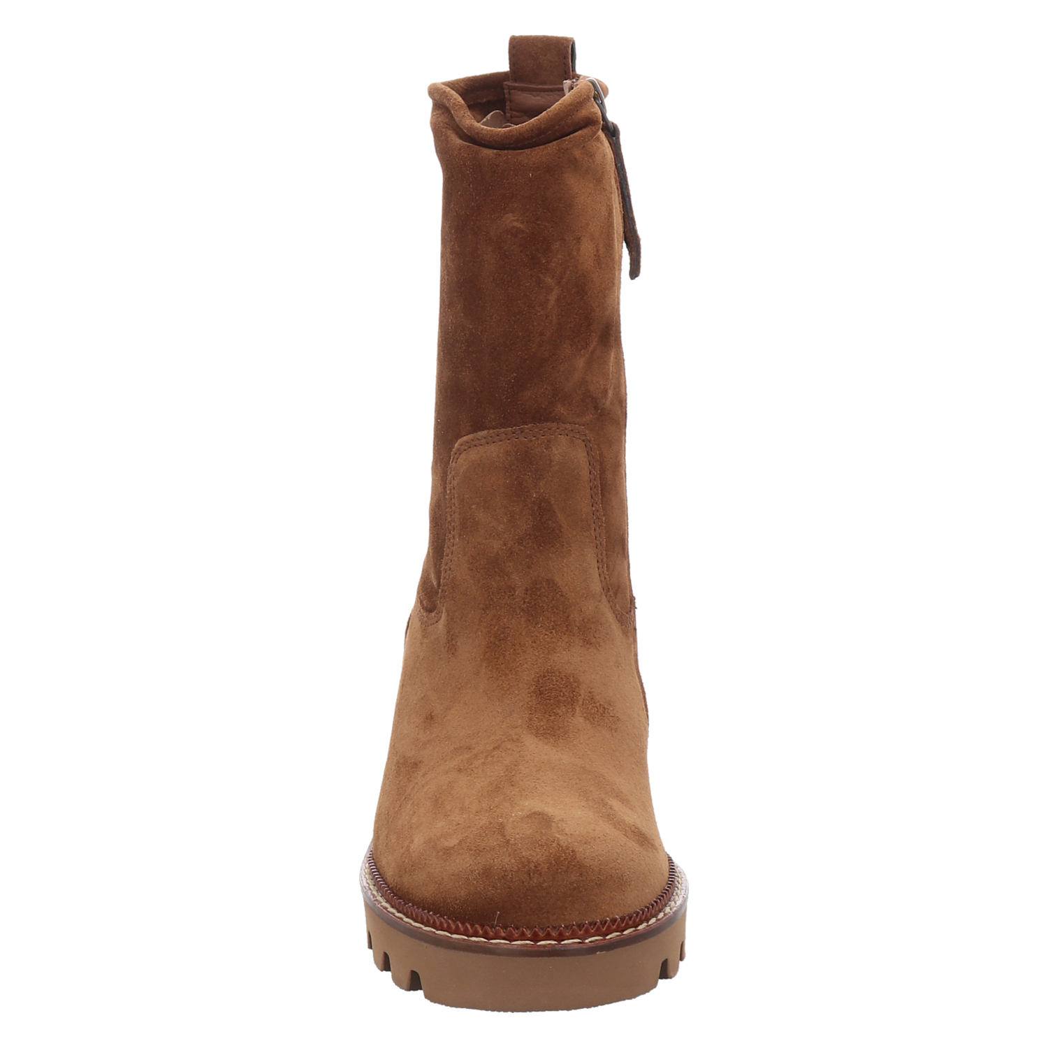 Paul Green Stivaletti Donna 8058 In Pelle – Tacco 7 Cm, Cerniera, Colore Marrone (Taglia 38.5)