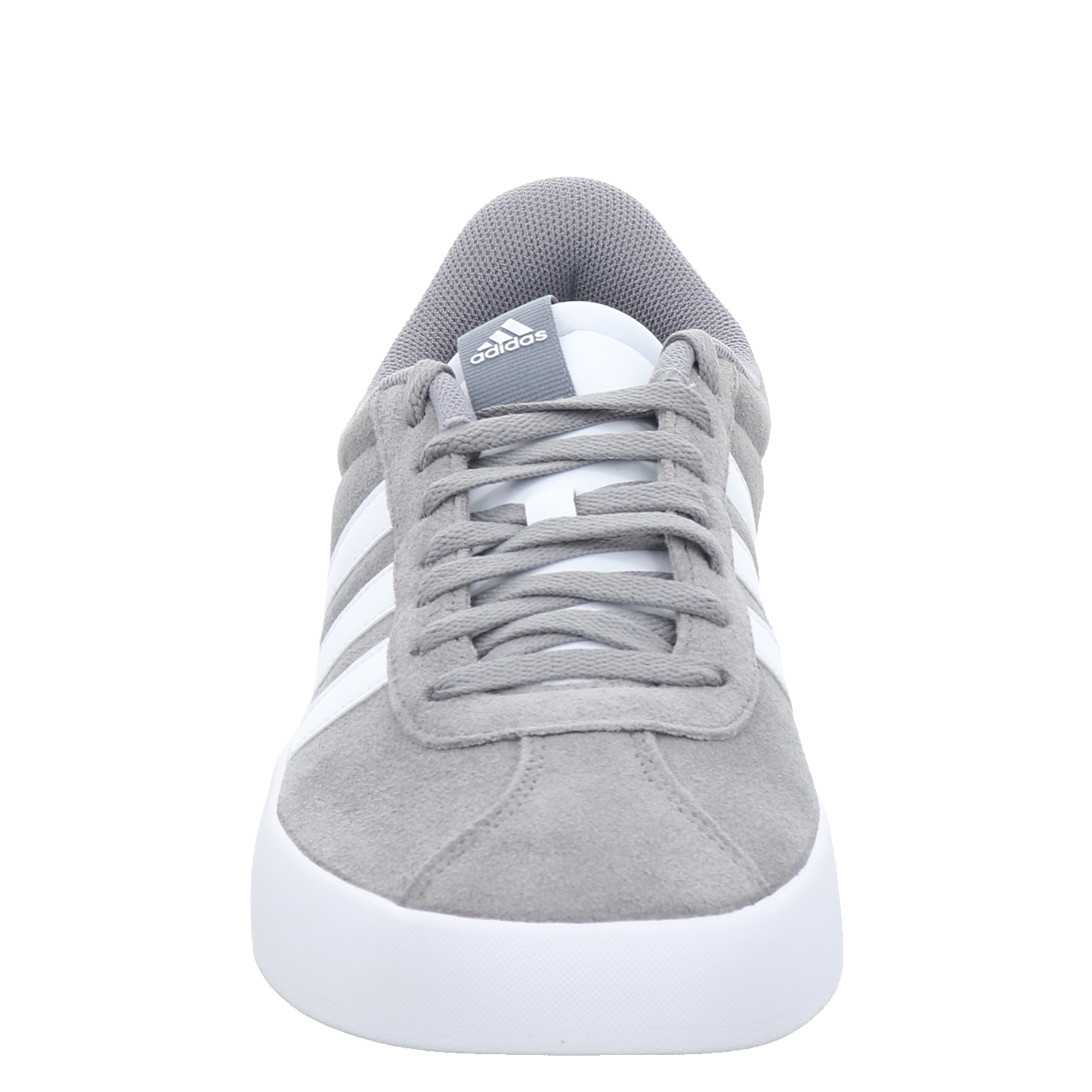 Adidas, Vl Court 3.0, Veloursleder-Sneaker in grau für Herren (Gr. 7, 5)