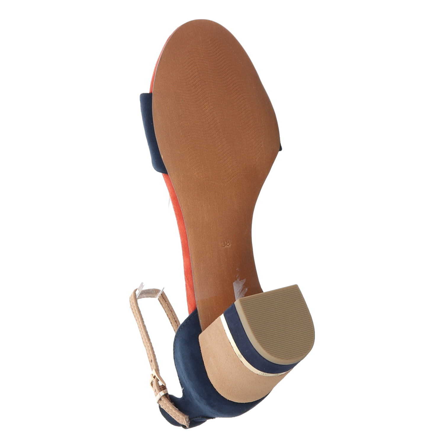 Marco Tozzi, Women Sandals, Textil-Sandalette in blau für Damen