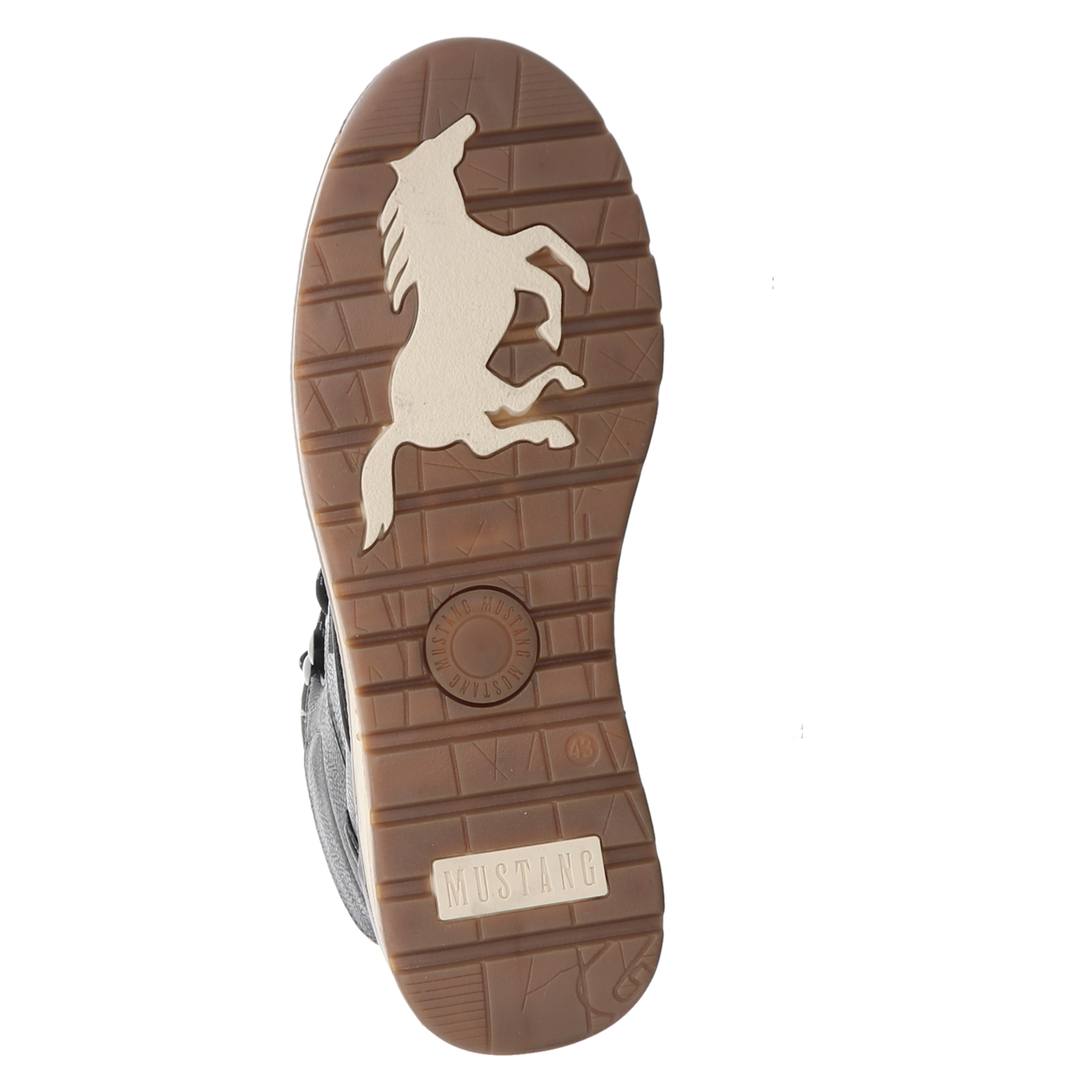 Mustang, Schnuer-boot, Kunstleder-Winterboots in grau für Herren