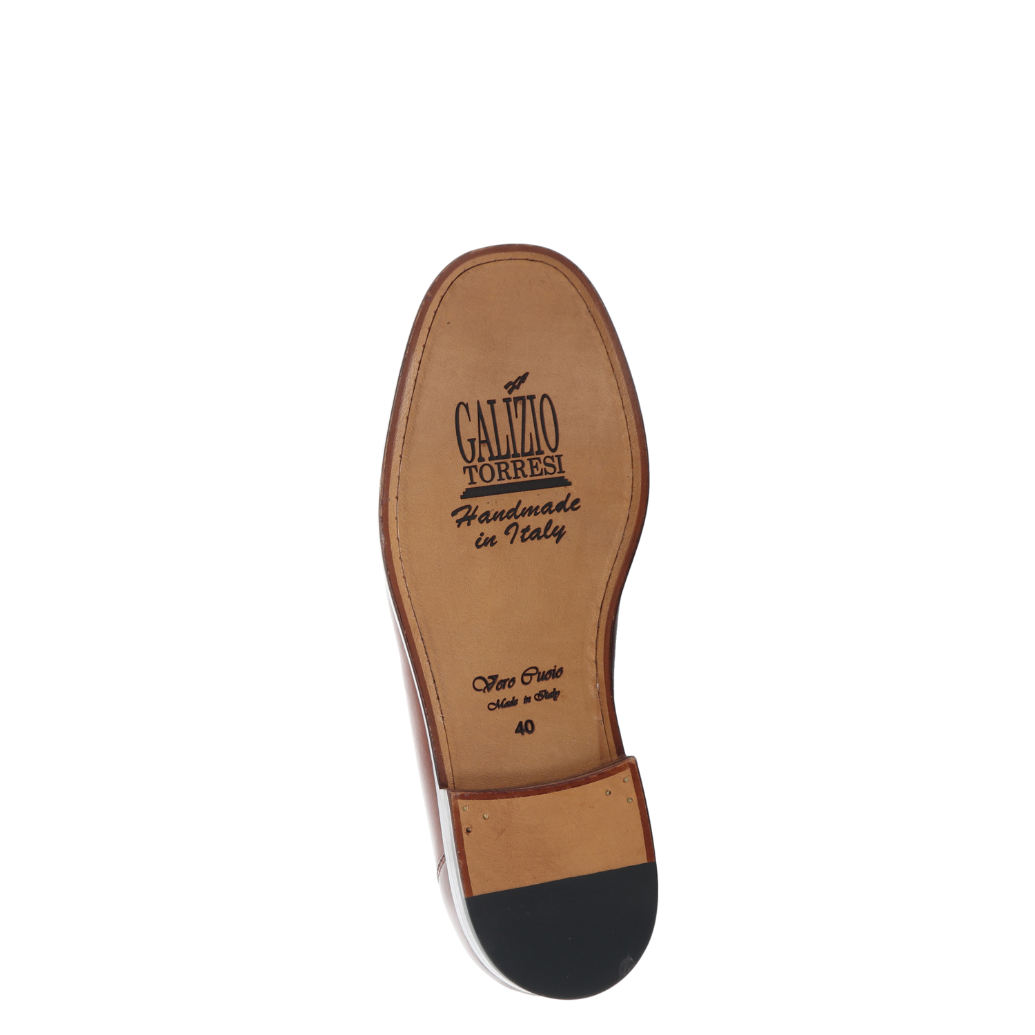Galizio Torresi Glattleder-Slipper in braun für Herren